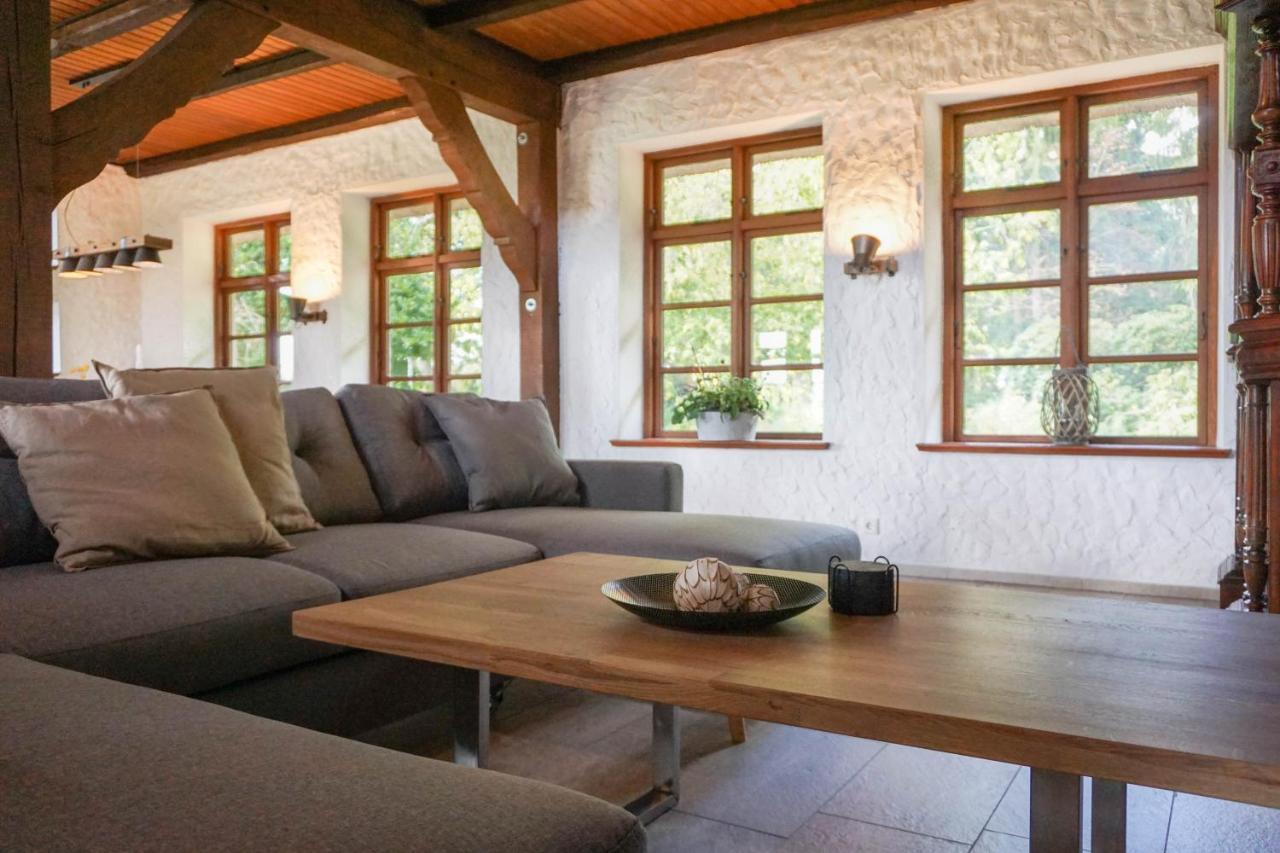 Ruhe Unter Reet-Haus Mit Sauna, Whirlpool Und Kamin Gnarrenburg Exterior foto
