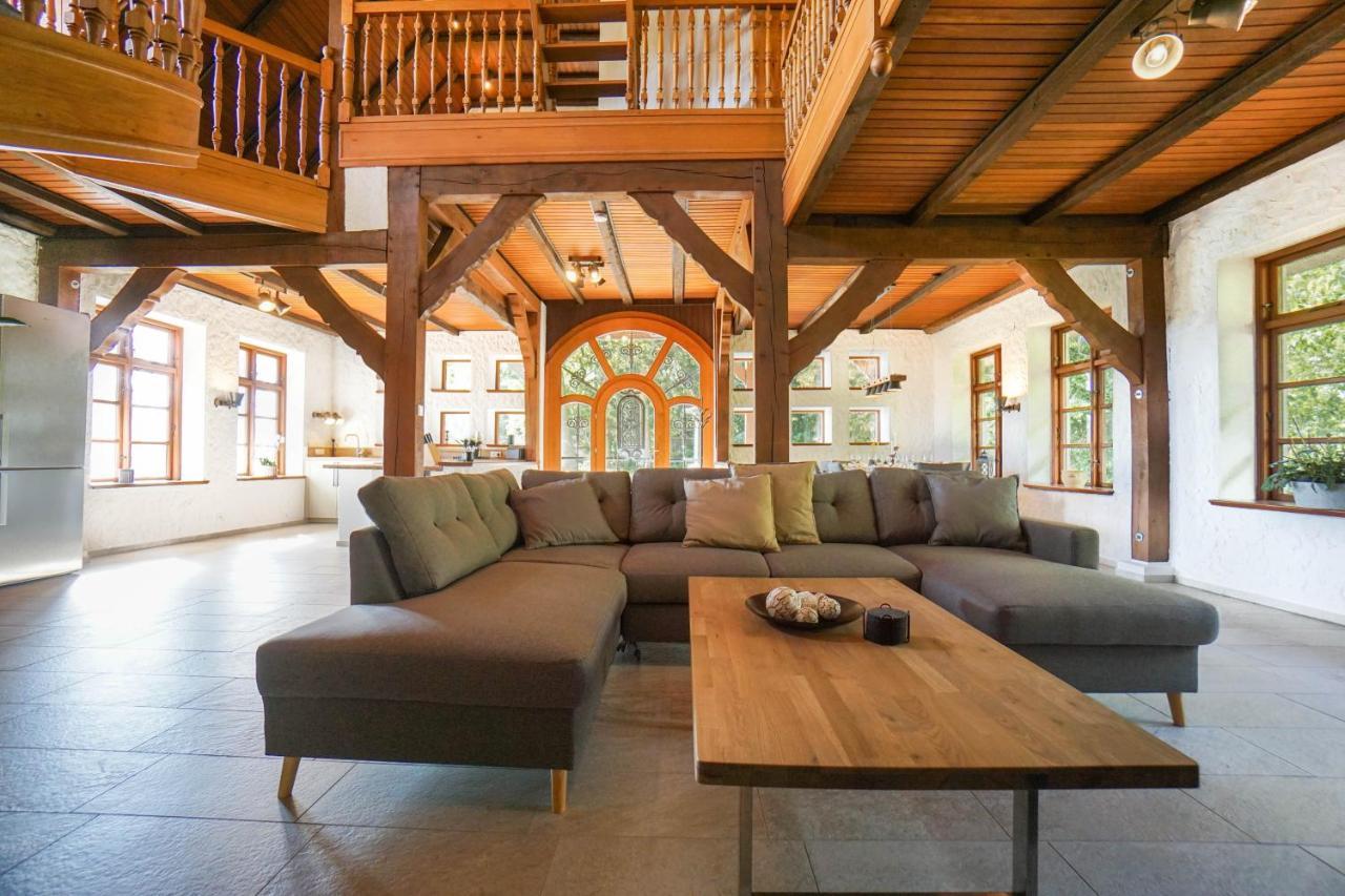 Ruhe Unter Reet-Haus Mit Sauna, Whirlpool Und Kamin Gnarrenburg Exterior foto